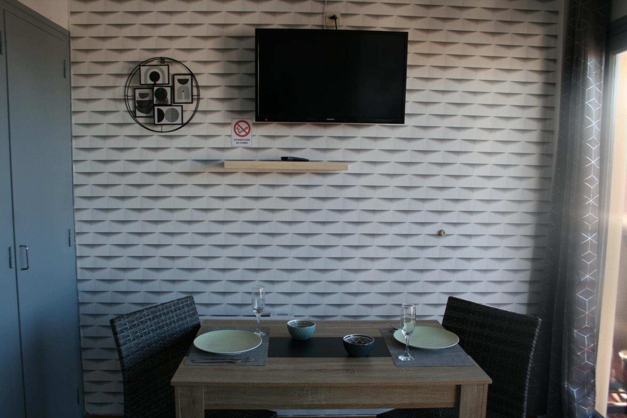 Charmant Studio 20 M De La Plage Canet-en-Roussillon Exterior foto